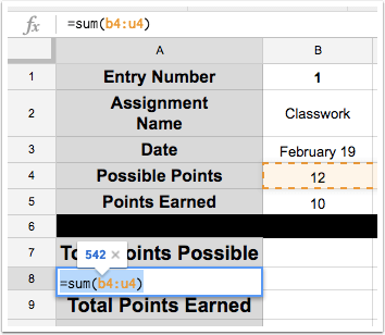 Step 7 - Total points