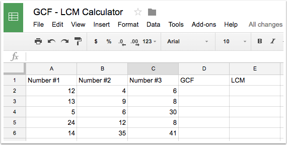 Step 3 - Add some numbers