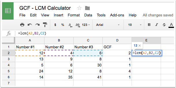 Step 6 - Calculate the LCM